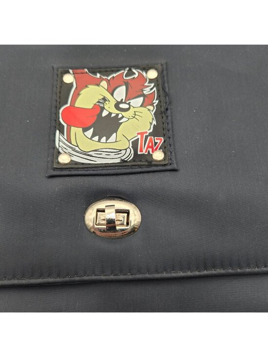 Looney Tunes Navy Blue Backpack With Tazmanian Devil Logo & Adjustable Straps main image 6